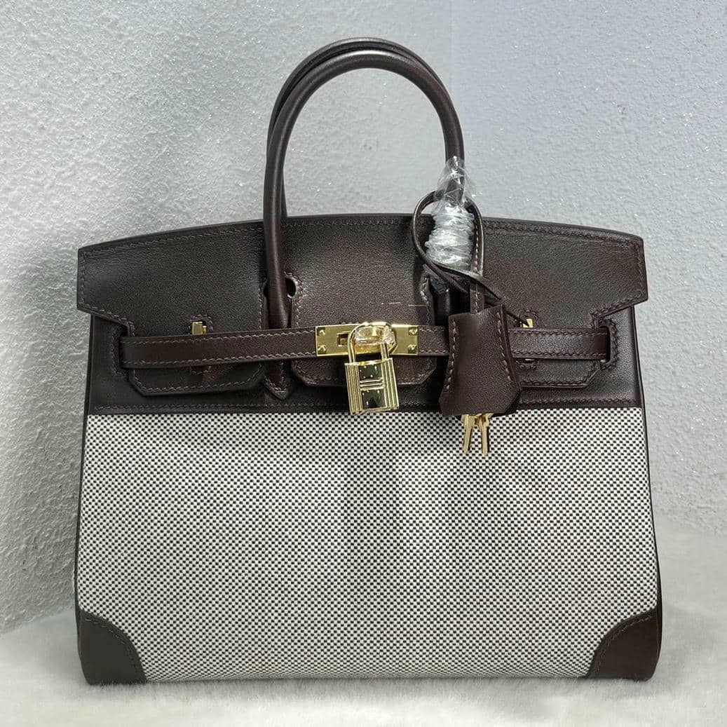 Birkin Canvas-Leather Mix-16